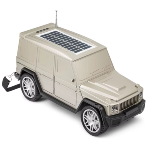 Vezeték nélküli sumker Mercedes G63 napelemes Bluetooth autós hangszóró LED lámpával – HF-F88 (THM) - Image 6