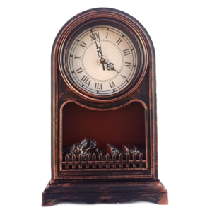 Dekoratív kandallóóra római számlappal – elegáns vintage stílusú díszóra 25×14×40 cm SP-22 (BBD) - Image 4