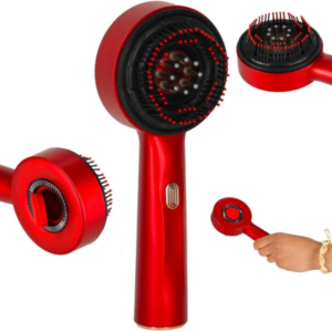 Elektromos fejbőr masszázskefe infravörös fénnyel és beépített olajadagolóval – USB-s hajápoló masszírozó (BBM) - Image 3