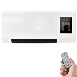 Fali elektromos fűtő- és hűtőtest – 1500 W teljesítményű, 2 fokozatú, időzítővel és távirányítóval, 20 m²-es helyiségig (BBM) - Image 7