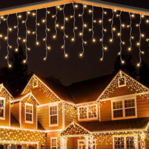 Karácsonyi 240 LED ablak- és beltéri dekoráció, energiatakarékos ünnepi fényfüzér – választható színben (SB) - Image 3