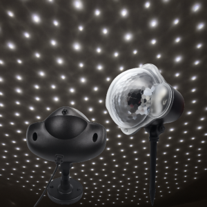 Karácsonyi LED hóesés projektor lámpa – mozgó hópelyhes fényhatással, kültéri és beltéri dekorációhoz (SB) - Image 4