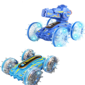 Kétéltű 4WD távirányítós kaszkadőr autó – 2,4 GHz-es, 360°-ban forgatható vízi és szárazföldi RC autó gyerekeknek, tökéletes ajándék SL-062 (BBJ) - Image 4