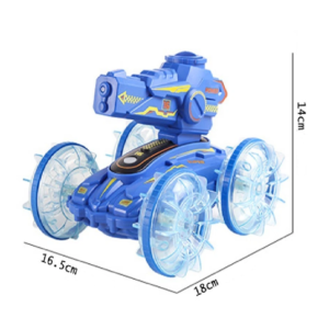 Kétéltű 4WD távirányítós kaszkadőr autó – 2,4 GHz-es, 360°-ban forgatható vízi és szárazföldi RC autó gyerekeknek, tökéletes ajándék SL-062 (BBJ) - Image 5