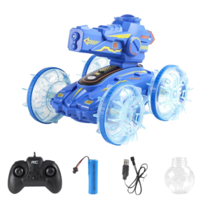 Kétéltű 4WD távirányítós kaszkadőr autó – 2,4 GHz-es, 360°-ban forgatható vízi és szárazföldi RC autó gyerekeknek, tökéletes ajándék SL-062 (BBJ) - Image 7
