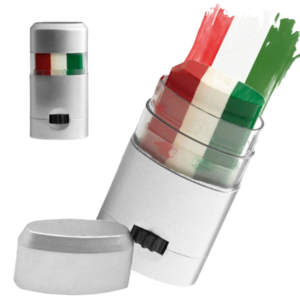 Magyar szurkolói arcfestő készlet – piros-fehér-zöld arcfesték a meccsekhez és nemzeti eseményekhez (BLLV)