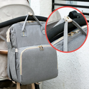 Prémium pelenkázó táska – vízálló, többrekeszes baba-mama táska minőségi szövetből, utazáshoz és mindennapi használatra (BLLV) - Image 7