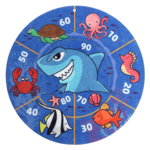 Shark attack – ragadós golyós célbalövő játék gyerekeknek darts táblával, beltéri szórakozáshoz (BBJ) - Image 4