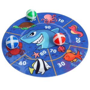 Shark attack – ragadós golyós célbalövő játék gyerekeknek darts táblával, beltéri szórakozáshoz (BBJ) - Image 5