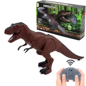 Távirányítós T-Rex dinoszaurusz – 25 cm-es mozgó és hangot adó interaktív játék gyerekeknek (BBJ) - Image 7