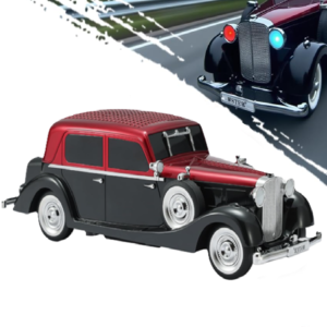 Wester 1934 retro autó stílusú Bluetooth hangszóró – vezeték nélküli HD sztereó hangzás, FM rádió, LED fények és beépített mikrofon (BBL) - Image 4