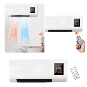 MSK 2 az 1-ben hűtő és hősugárzó – 54 cm-es ventilátor hűtésre és fűtésre, 16–40°C hőfokszabályzással, 1650/3300 W teljesítménnyel, távirányítóval – fehér (BBV) - Image 5