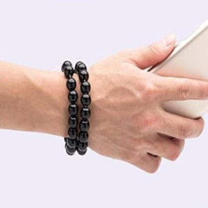 Fekete színű USB töltőkábel karkötő iPhone-hoz – lightning csatlakozó (BLLV) - Image 6