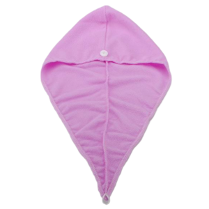 Hajszárító törölköző rózsaszín színben – gyorsan száradó mikroszálas hajkendő (BLLV) - Image 3