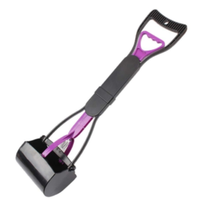 Higiénikus kutyapiszok felszedő eszköz – praktikus markolós lapát - lila (BLLV) - Image 6