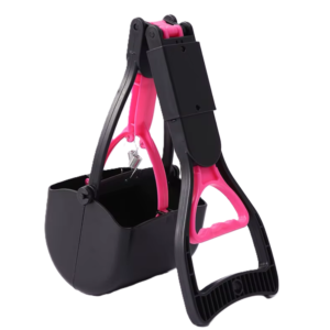 Higiénikus kutyapiszok felszedő eszköz – praktikus markolós lapát - rózsaszín (BLLV) - Image 7