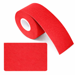 Kineziológiai tapasz – 5 cm × 5 m izom- és ízülettámasztó sport szalag fájdalomcsillapításhoz és regenerációhoz - Piros (BLLV) - Image 6