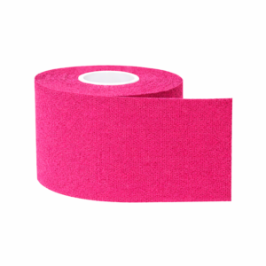 Kineziológiai tapasz – 5 cm × 5 m izom- és ízülettámasztó sport szalag fájdalomcsillapításhoz és regenerációhoz - Rózsaszín (BLLV) - Image 4