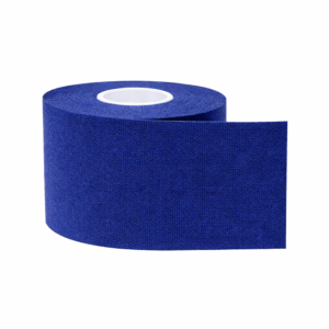 Kineziológiai tapasz – 5 cm × 5 m izom- és ízülettámasztó sport szalag fájdalomcsillapításhoz és regenerációhoz - Sötét kék (BLLV) - Image 4