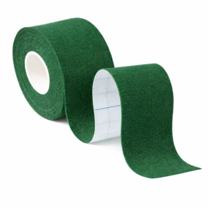 Kineziológiai tapasz – 5 cm × 5 m izom- és ízülettámasztó sport szalag fájdalomcsillapításhoz és regenerációhoz - Sötét zöld (BLLV) - Image 3