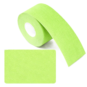 Kineziológiai tapasz – 5 cm × 5 m izom- és ízülettámasztó sport szalag fájdalomcsillapításhoz és regenerációhoz - Világos zöld (BLLV) - Image 6