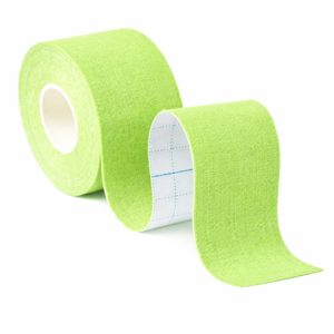 Kineziológiai tapasz – 5 cm × 5 m izom- és ízülettámasztó sport szalag fájdalomcsillapításhoz és regenerációhoz - Világos zöld (BLLV) - Image 3