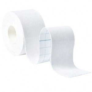 Kineziológiai tapasz – 5 cm × 5 m izom- és ízülettámasztó sport szalag fájdalomcsillapításhoz és regenerációhoz - fehér (BLLV) - Image 4