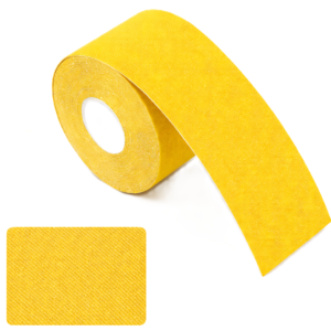 Kineziológiai tapasz – 5 cm × 5 m izom- és ízülettámasztó sport szalag fájdalomcsillapításhoz és regenerációhoz - sárga (BLLV) - Image 6