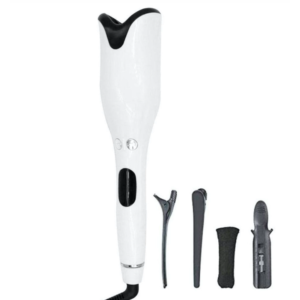 MAC Automata hajgöndörítő – Kerámia bevonatú, gyors és egyszerű göndörítés minden hajtípushoz, otthoni és profi használatra - fehér (BLLV)