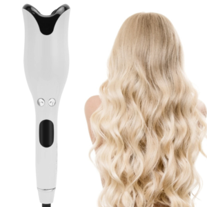 MAC Automata hajgöndörítő – Kerámia bevonatú, gyors és egyszerű göndörítés minden hajtípushoz, otthoni és profi használatra - fehér (BLLV) - Image 4