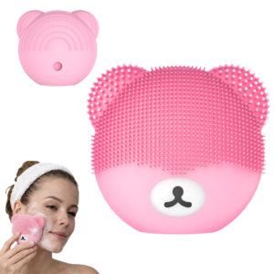 Maci formájú arctisztító kefe – akkumulátoros sminkeltávolító és arctisztító eszköz (BLLV) - Image 8