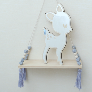 Őzike formájú gyerekszoba fali tükör – aranyos dekoráció babaszobába és gyerekszobába (BLLV) - Image 2