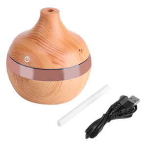 Ultrahangos S1 párásító LED fénnyel - 200 ml - világosbarna (BBV)