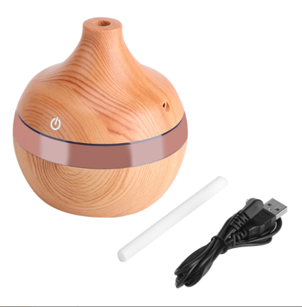 Ultrahangos S1 párásító LED fénnyel – 200 ml – világosbarna (BBV)