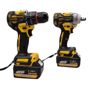 4 az 1-ben akkus szerszámkészlet – fúrókalapács, ütvecsavarozó, sarokcsiszoló, csavarbehajtó, 2 akkuval és töltővel HA-1088 (FX) - Image 6