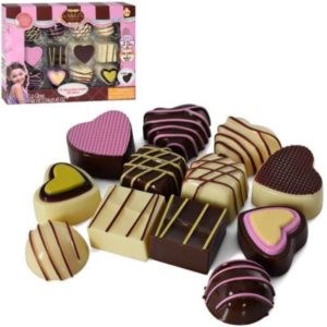 Csokoládé alakú játék szájfény készlet gyerekeknek– hidratáló és fényes ajkakhoz (BBMJ) - Image 2