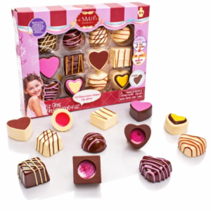 Csokoládé alakú játék szájfény készlet gyerekeknek– hidratáló és fényes ajkakhoz (BBMJ) - Image 1