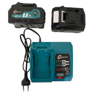 Dauerkraft 48V akkus szerszámgép csomag – sarokcsiszoló + ütvecsavarozó 3 gép egy csomagban  2×8Ah DK-3002/5001 (FX) - Image 3