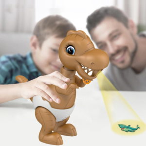 Dínós rajzprojektor gyerekeknek 3 éves kortól – 24 mintás vetítős rajzkészlet mozgó fejjel (BBMJ) - Image 4