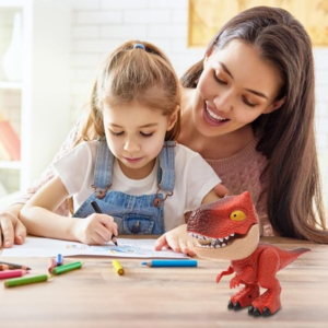 Dinoszaurusz írószer készlet 5 az 1-ben tolltartóval és hegyezővel (BBJ) - Image 3