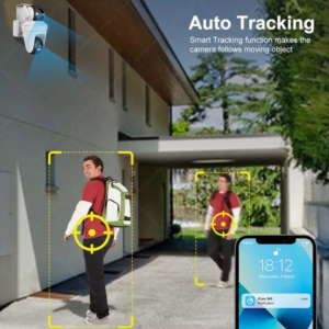 Dupla kamerás intelligens PTZ WiFi biztonsági kamera otthonra és irodába CH24-54 (BBV) - Image 5