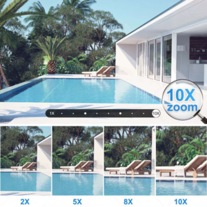 Dupla kamerás intelligens PTZ WiFi biztonsági kamera otthonra és irodába CH24-54 (BBV) - Image 6