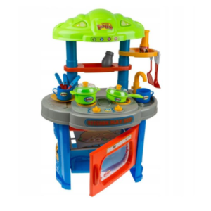 Én kicsi konyhám – műanyag játékkonyha kis séfeknek 76 cm  hang- és fényeffektes gyerek konyha rengeteg kiegészítővel (BBMJ) - Image 4