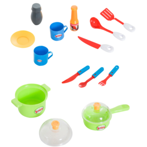 Én kicsi konyhám – műanyag játékkonyha kis séfeknek 76 cm  hang- és fényeffektes gyerek konyha rengeteg kiegészítővel (BBMJ) - Image 3