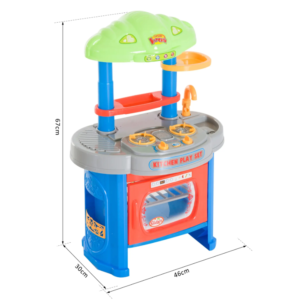 Én kicsi konyhám – műanyag játékkonyha kis séfeknek 76 cm  hang- és fényeffektes gyerek konyha rengeteg kiegészítővel (BBMJ) - Image 6