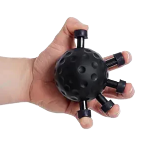 Ergonomikus kézerősítő és stresszoldó masszázslabda ujjtámaszokkal  (BBM) (FX) - Image 5