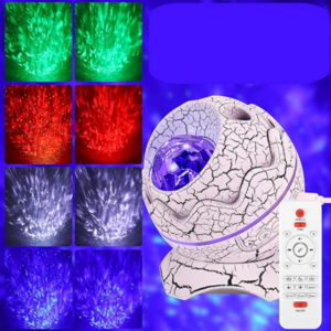 Galaxy fényprojektor bluetooth hangszóróval és fehér zajjal – LED csillag aurora dinoszaurusz tojás éjszakai fény gyerekszobába (FX) - Image 10