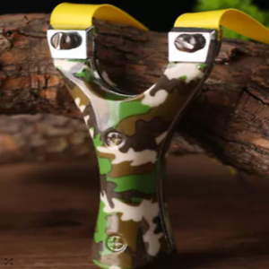 Gumiszalagos alumínium vadász csúzli felnőtteknek kültéri használatra (BBL) - Image 4