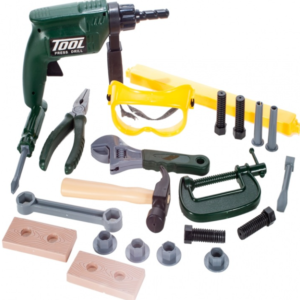 Gyerekszerszámkészlet 21 darabos szerszámosláda – játék szerszámok gyerekeknek (BBMJ) - Image 1