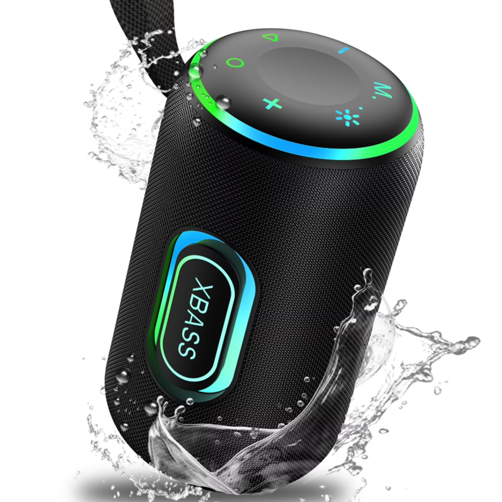 Hordozható bluetooth hangszóró b47 – ipx7 vízálló, 35 w sztereó hangzás, 30 óra lejátszás, led világítás (BBD) 1